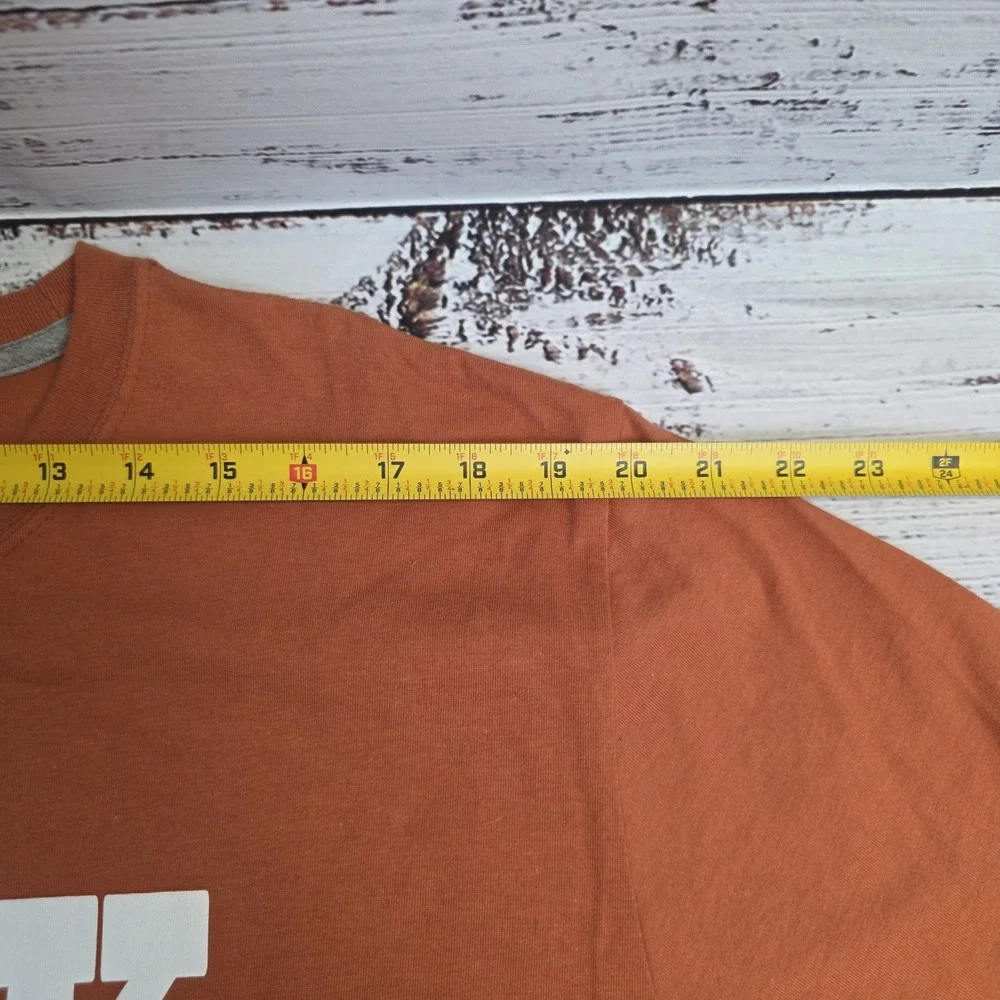 Nike Texas Longhorns Regular Fit‎ Mens XXL Orange T-Shirt Cotton Hook Em Horns